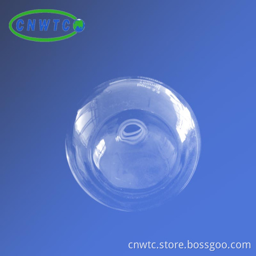 Glass Erlenmeyer Flask and Round Bottom Flask for Laboratory Use